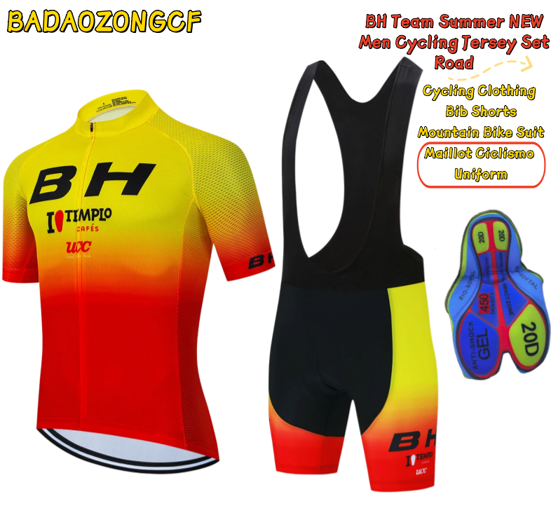 Cycling Commuter Clothing - BH Team 2023 Summer NEW Men