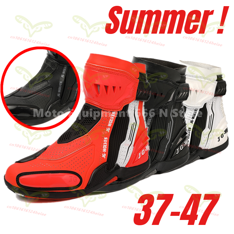 Summer New Motorcycle Boots An - Cycling Shoes For Commute บทวิจารณ์และราคา