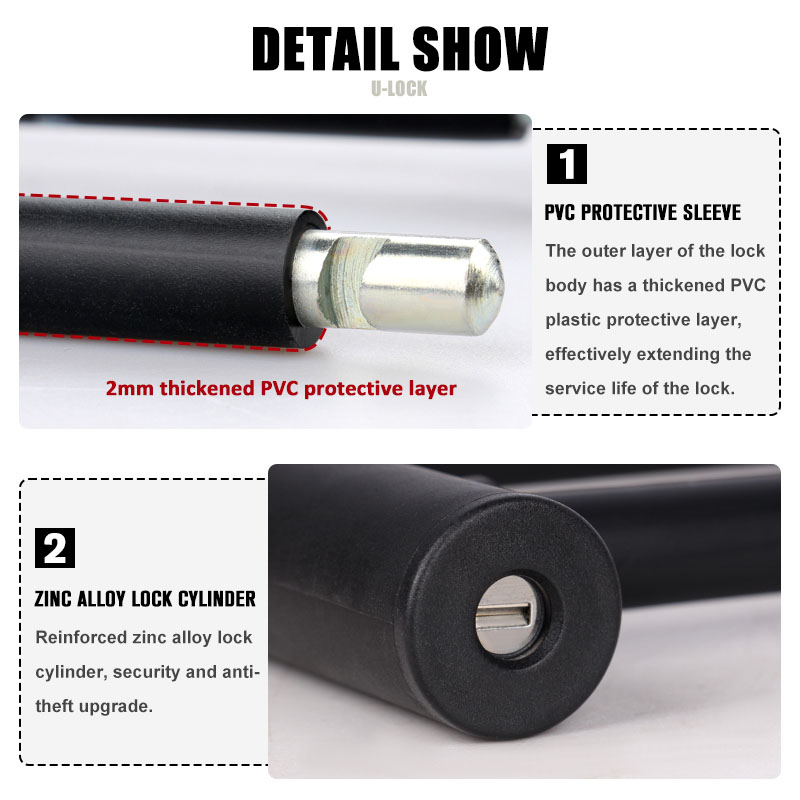 cycling bold bike U lock Zinc  - U Lock Heavy Duty บทวิจารณ์และราคา