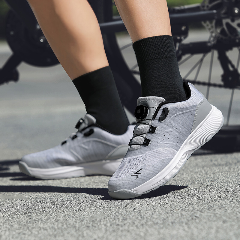 Cycling Shoes Cleats Shoes Man - Cycling Commuter Shoes บทวิจารณ์และราคา