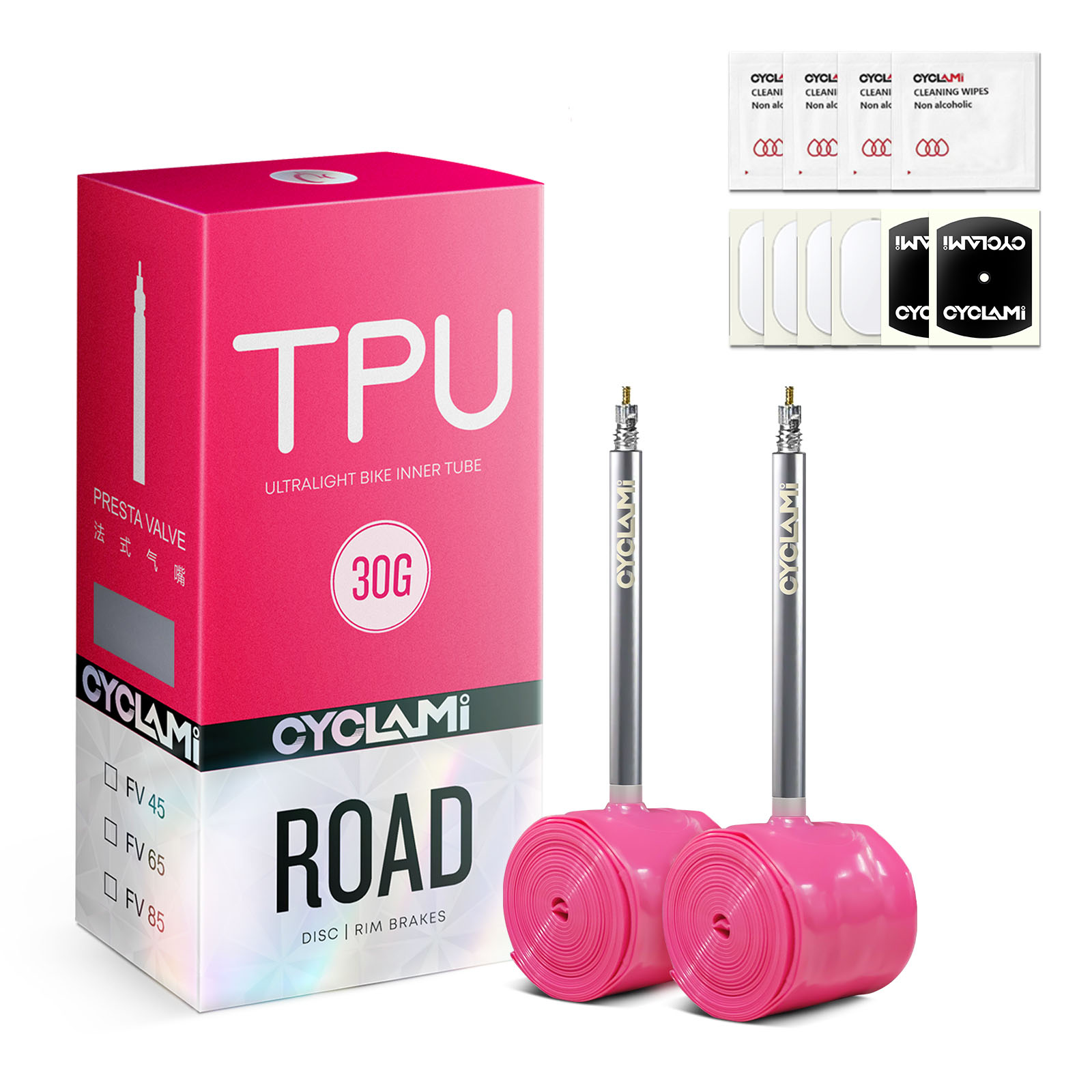 2PC CYCLAMI Bike Inner Tube St - Inner Tube 700C บทวิจารณ์และราคา