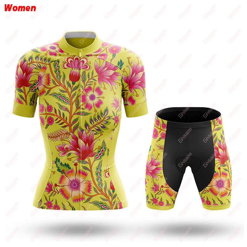 Floral Cycling Bicycle Clothin - Cycling Commuter Clothing บทวิจารณ์และราคา