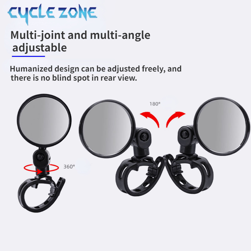 2PCS Bicycle Rearview Mirror 3 - Cycling Zones บทวิจารณ์และราคา