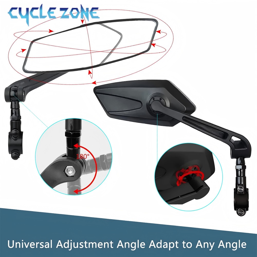 Mountain Bike Rearview Mirror  - Cycling Zones บทวิจารณ์และราคา