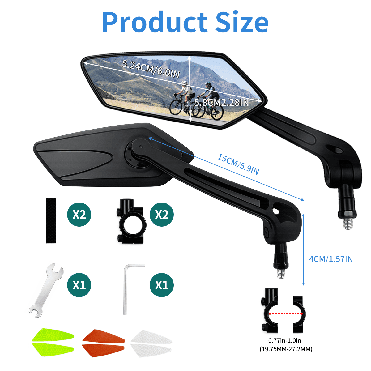1 Pair Adjustable Handlebar Bi - Cycling Zones บทวิจารณ์และราคา