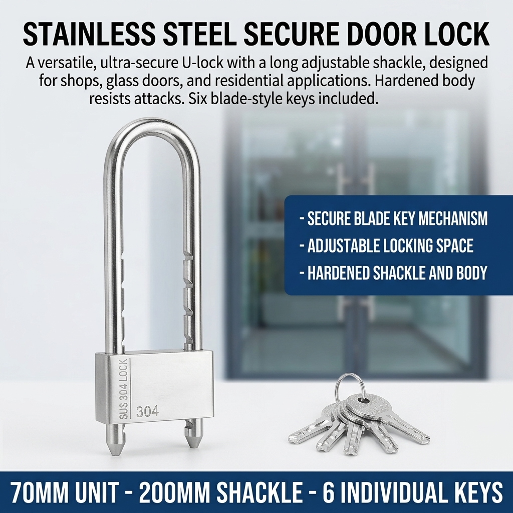 High-Strength U Lock Door Bicy - U Lock Heavy Duty บทวิจารณ์และราคา