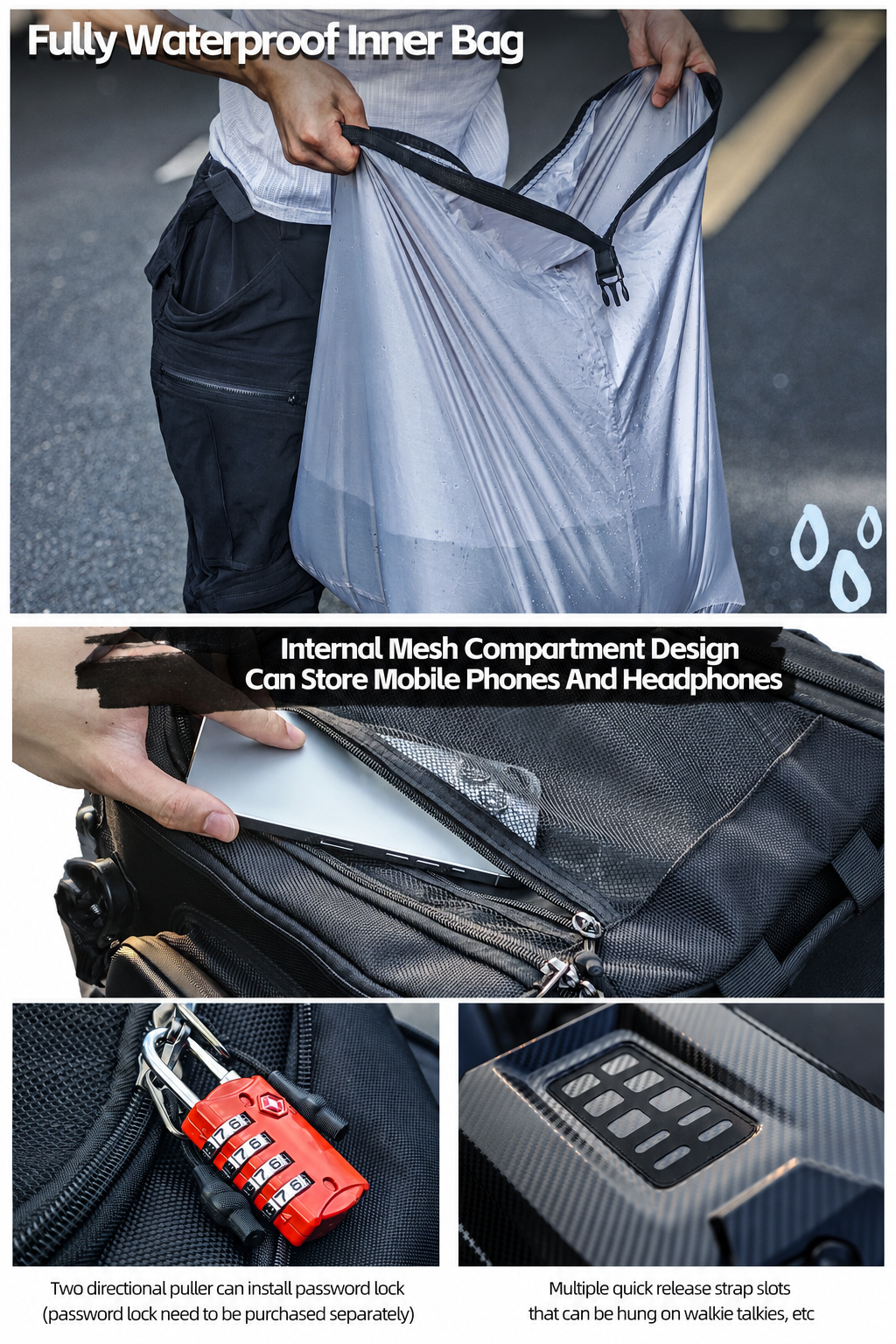 Rhinowalk Motorcycle Helmet Ta - Cycling Commute Backpack บทวิจารณ์และราคา