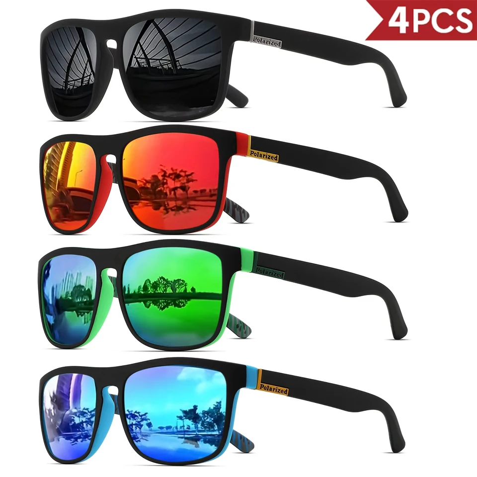 1-4PCS Men Classical Square Po - Cycling Zones บทวิจารณ์และราคา
