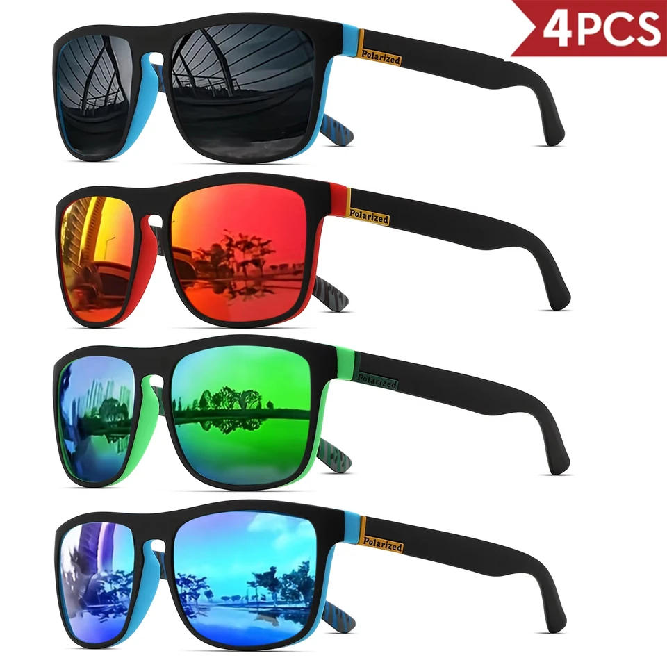 1-4PCS Men Classical Square Po - Cycling Zones บทวิจารณ์และราคา
