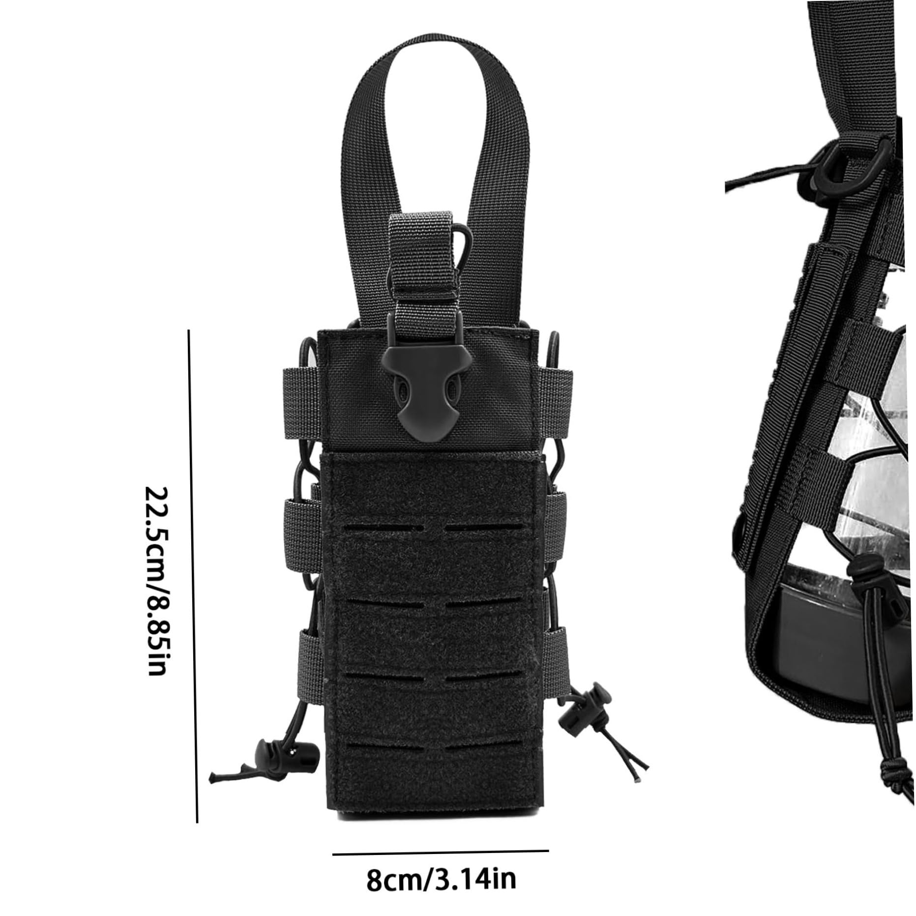 1000D Molle Water Bottle Holde - Cycling Commute Backpack บทวิจารณ์และราคา
