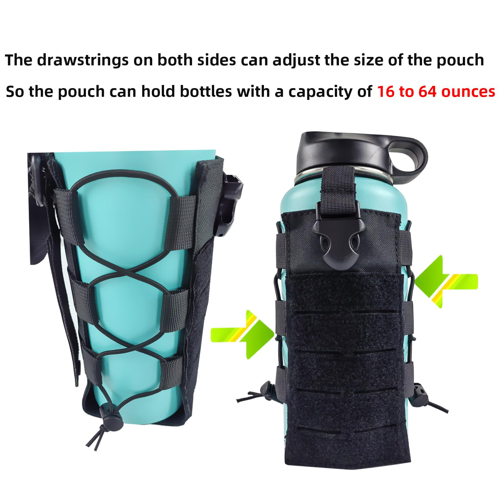 1000D Molle Water Bottle Holde - Cycling Commute Backpack บทวิจารณ์และราคา