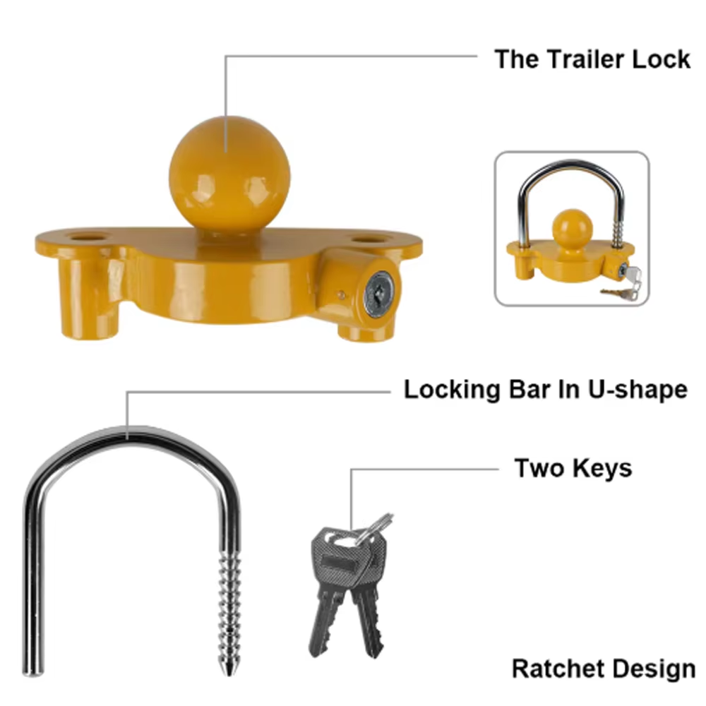 Heavy Duty Trailer Hitch Lock  - U Lock Heavy Duty บทวิจารณ์และราคา