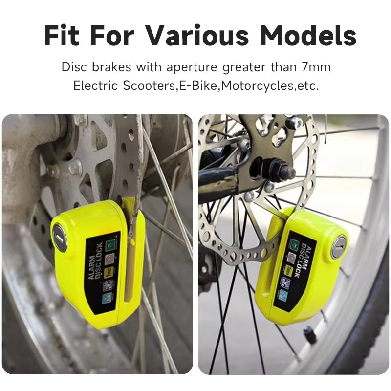 Motorcycle Bicycle Disc Lock S - U Lock Heavy Duty บทวิจารณ์และราคา