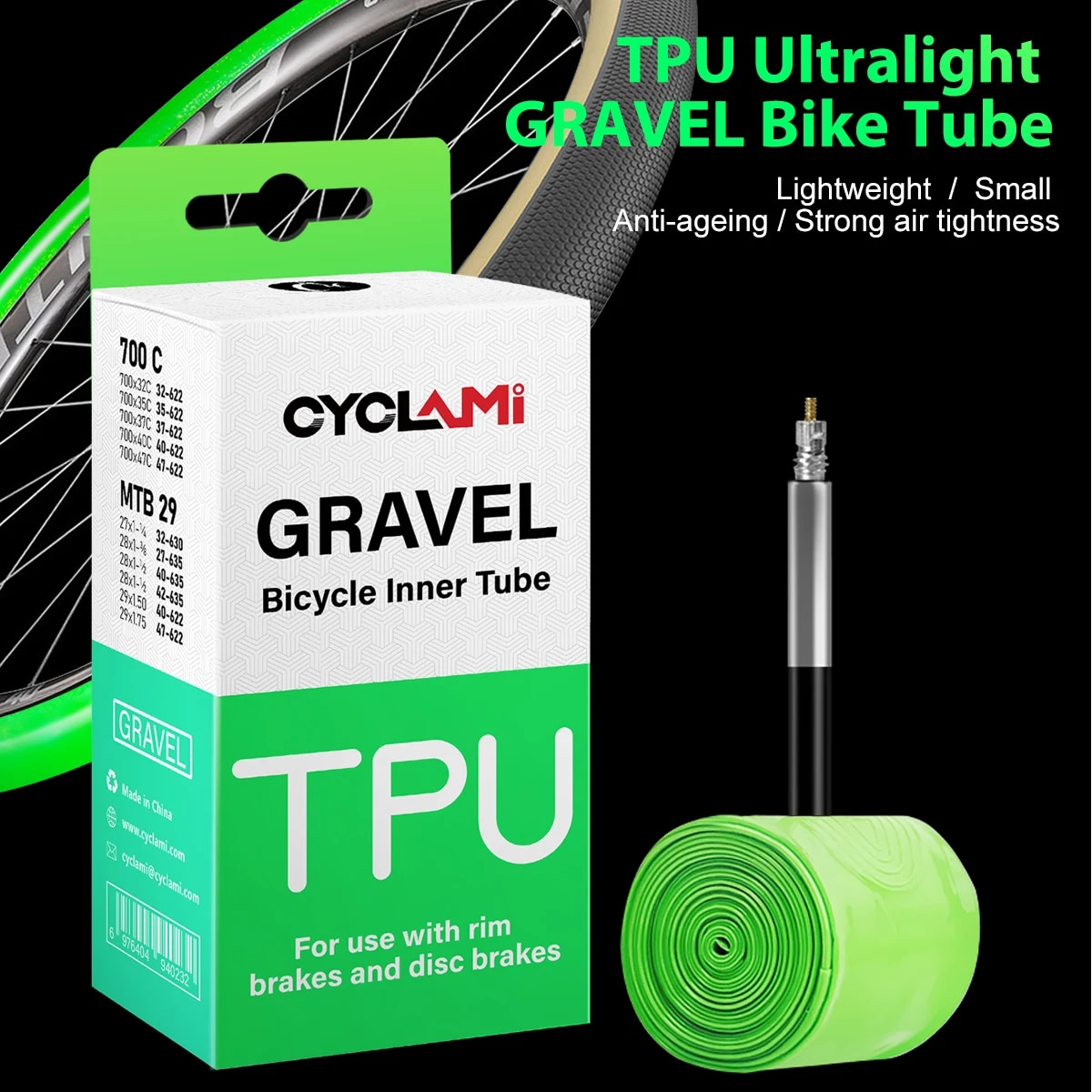 CYCLAMI Ultralight Road MTB 29 - Inner Tube 700C บทวิจารณ์และราคา