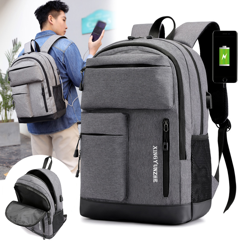 Men Women USB Charging Backpac - Cycling Commuter Backpack Laptop บทวิจารณ์และราคา