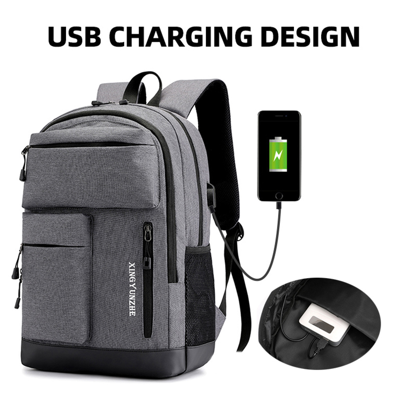 Men Women USB Charging Backpac - Cycling Commuter Backpack Laptop บทวิจารณ์และราคา