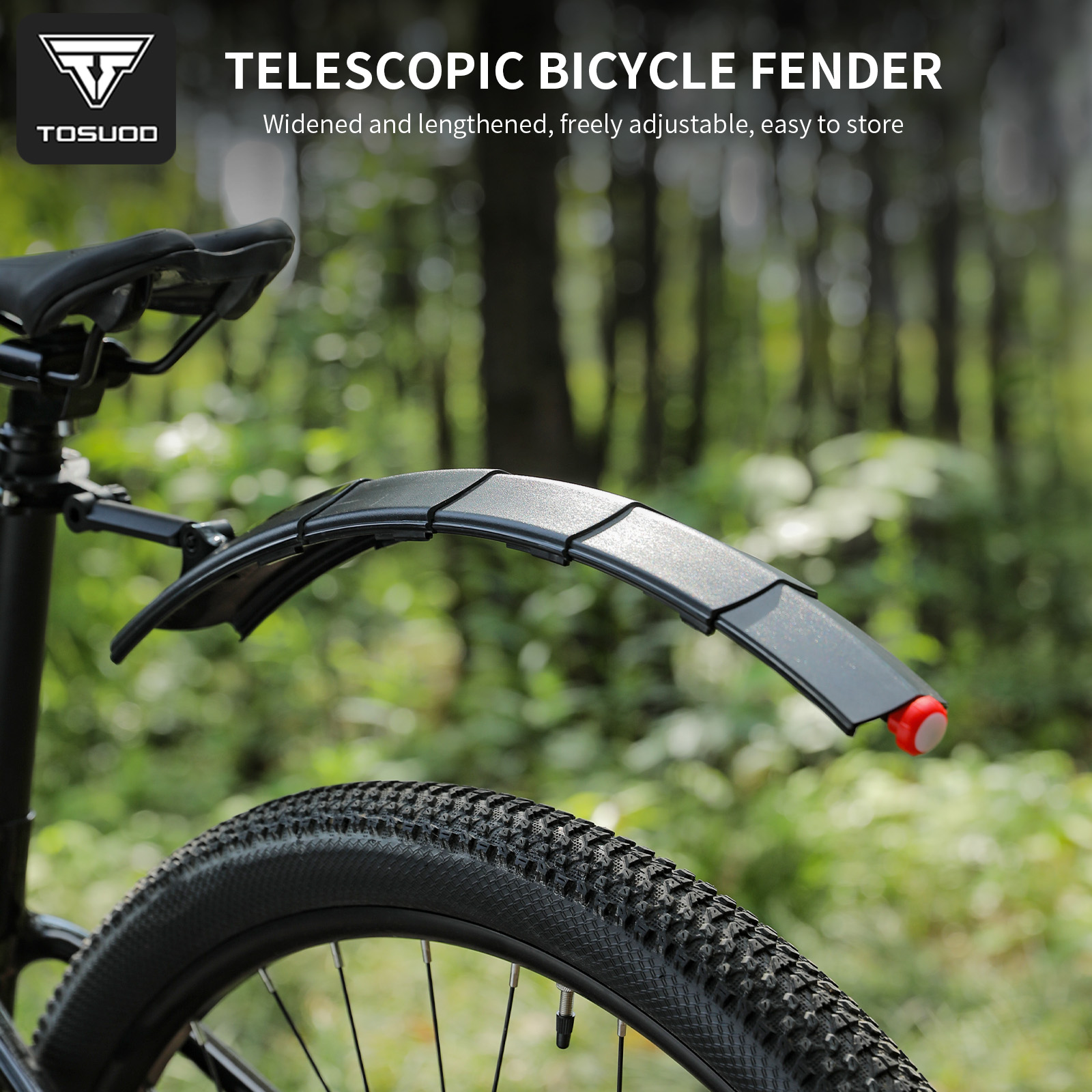 TOSUOD Adjustable Length Bike  - Fender Mudguard Set บทวิจารณ์และราคา