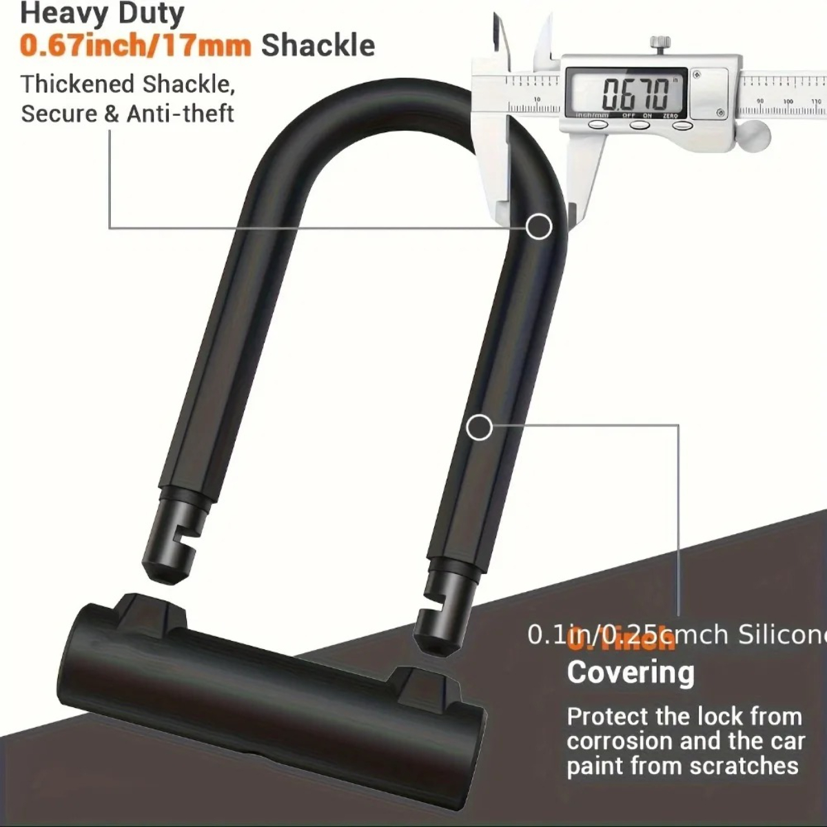 Bike Lock Heavy Duty Anti Thef - U Lock Heavy Duty บทวิจารณ์และราคา
