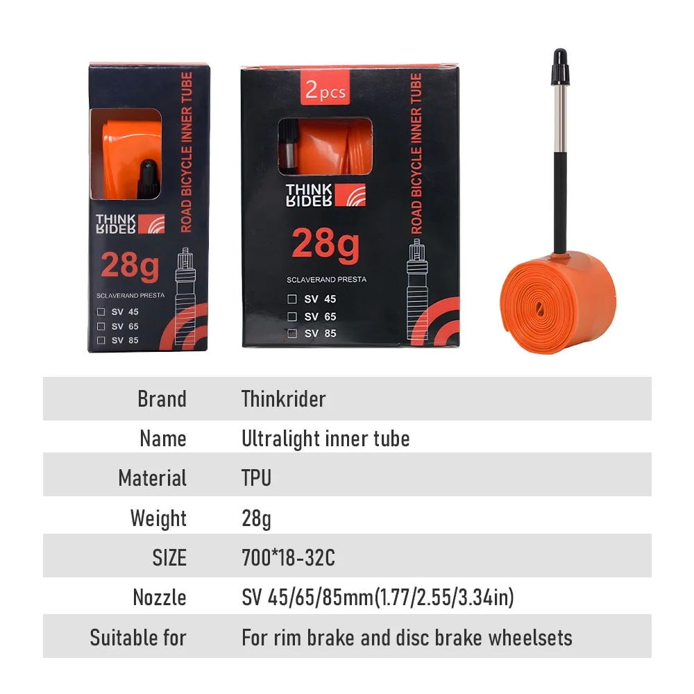 ThinkRider 1Pcs Ultralight 28g - Inner Tube 700C บทวิจารณ์และราคา