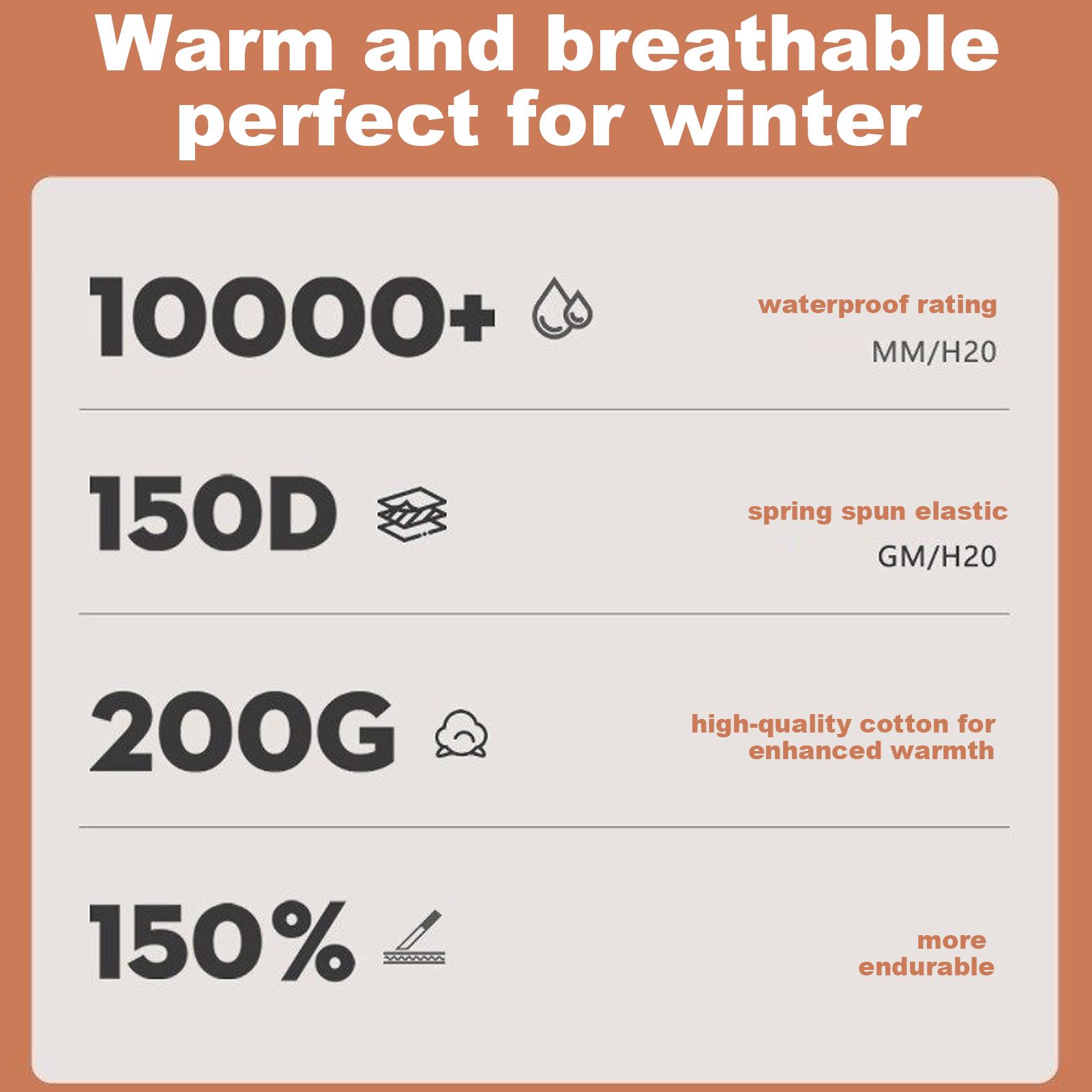 Motorcycle Winter Jacket 4-Poc - Cycling Commute Jacket บทวิจารณ์และราคา