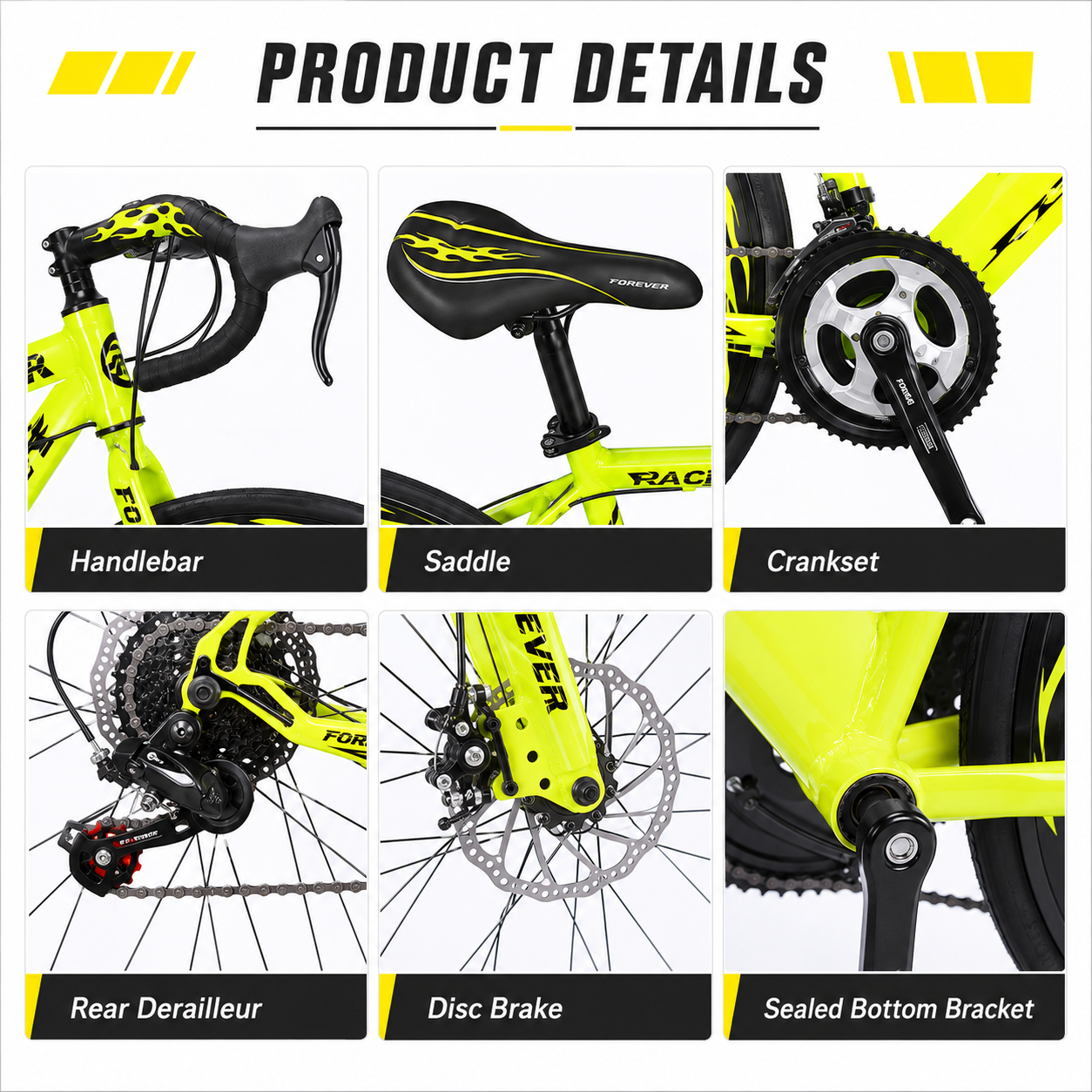 700C Road Bicycle 24 Speed Dis - Cycling Commute Speed บทวิจารณ์และราคา