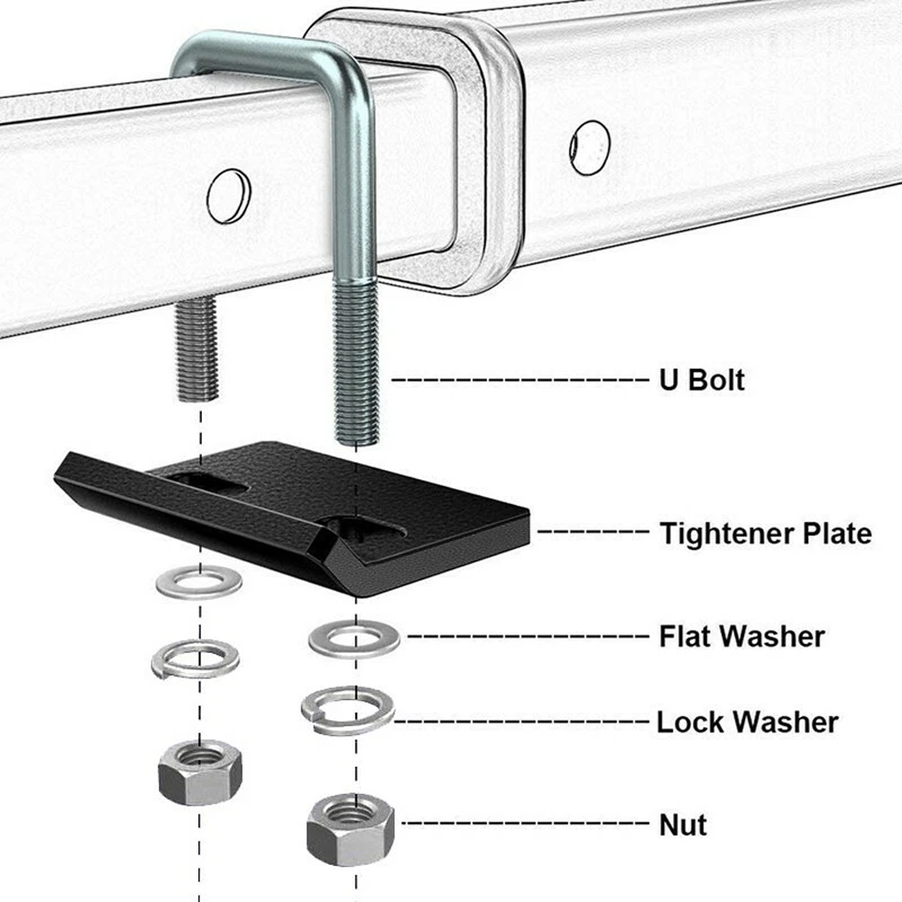 2 Inch Trailer Lock Down Hitch - U Lock Heavy Duty บทวิจารณ์และราคา