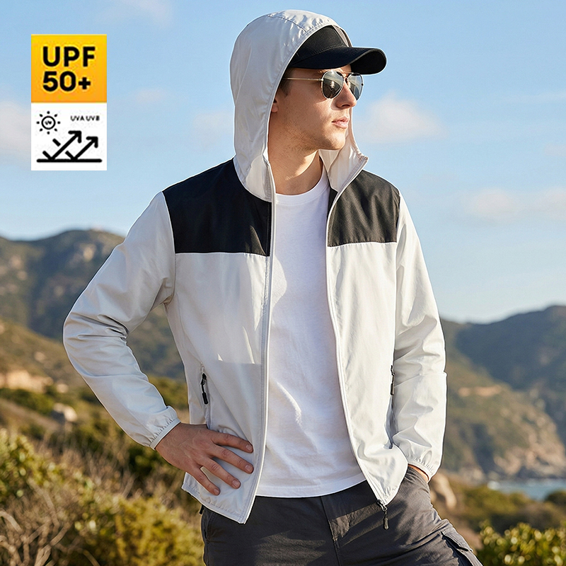 New Summer Men's Sunscreen Jac - Cycling Commute Jacket บทวิจารณ์และราคา
