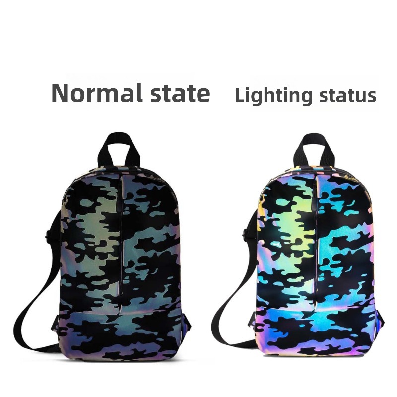 Reflective Crossbody Bag Multi - Cycling Commute Backpack บทวิจารณ์และราคา