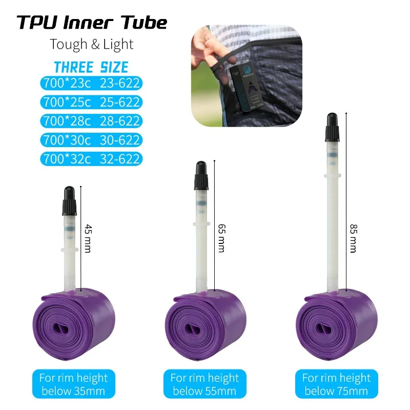 NPY Road Bicycle TPU Inner Tub - Inner Tube 700C บทวิจารณ์และราคา