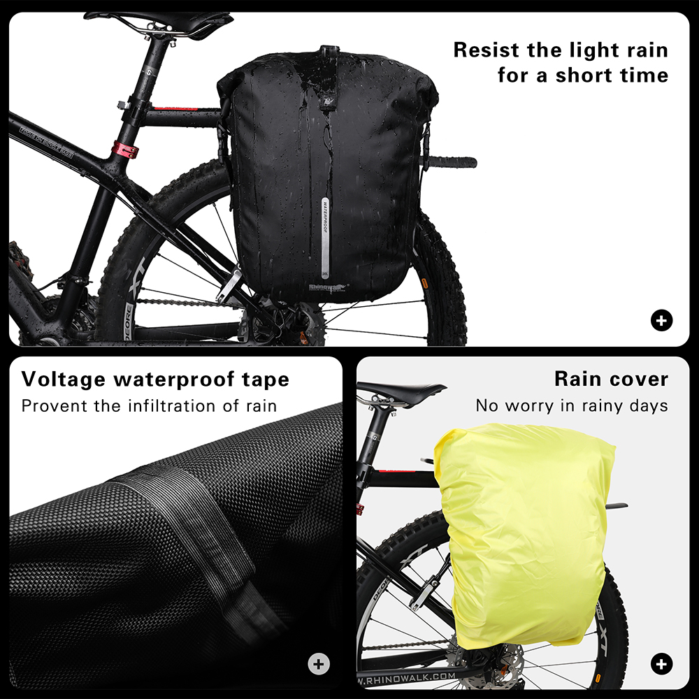 Rhinowalk Waterproof Bike Pann - Cycling Commute Backpack บทวิจารณ์และราคา