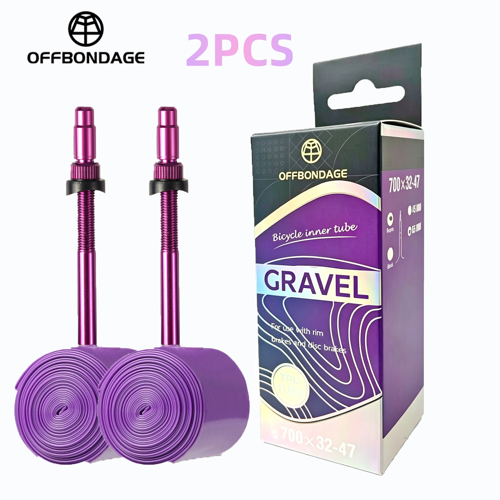 OFFBONDAGE 2pcs Bike TPU Inner - Inner Tube 700C บทวิจารณ์และราคา