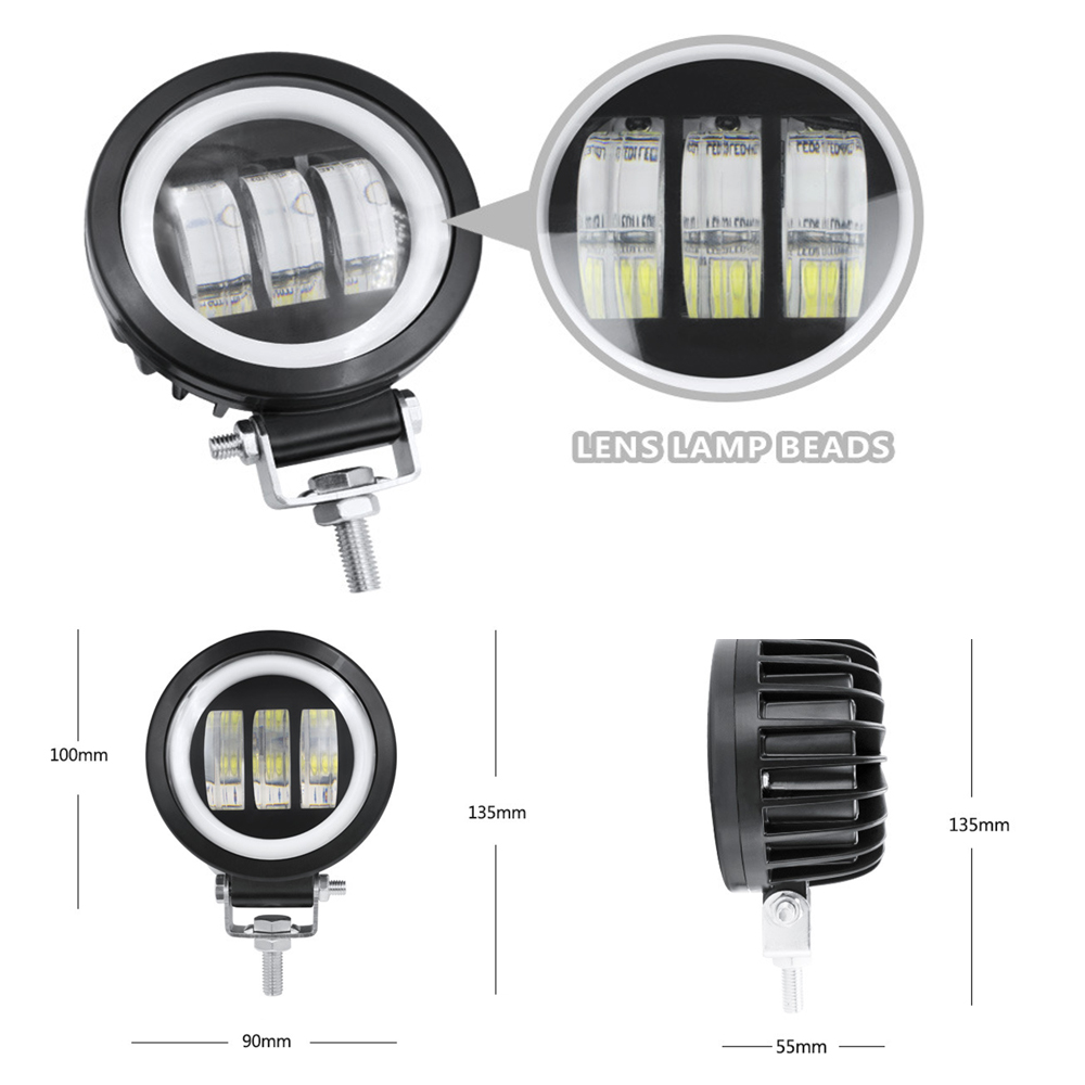 5 Inch Motorcycle Spotlight LE - Cycling Zones บทวิจารณ์และราคา
