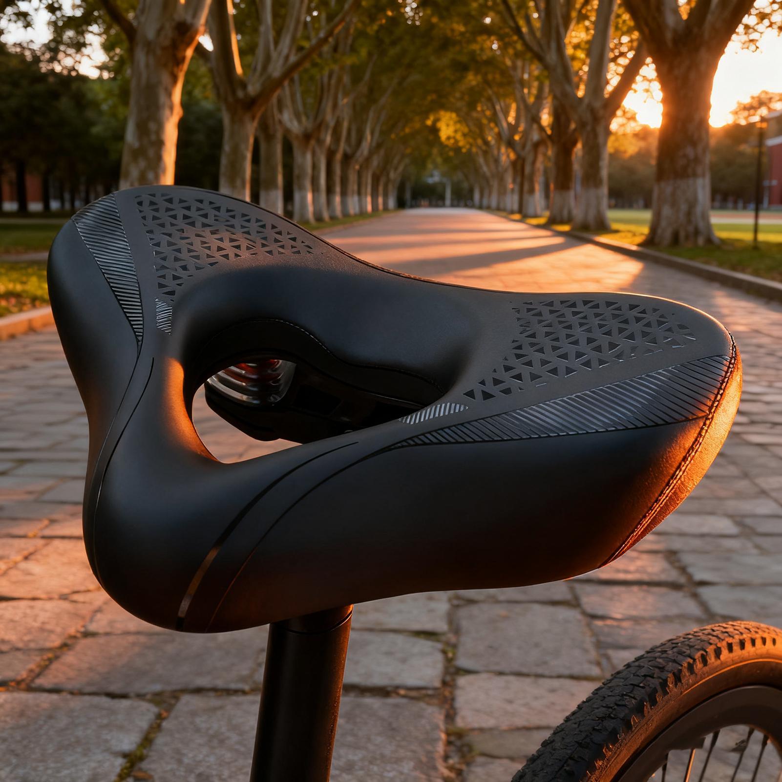 Bike Seat Pad Shock Absorbing  - Cycling Commute Distance บทวิจารณ์และราคา