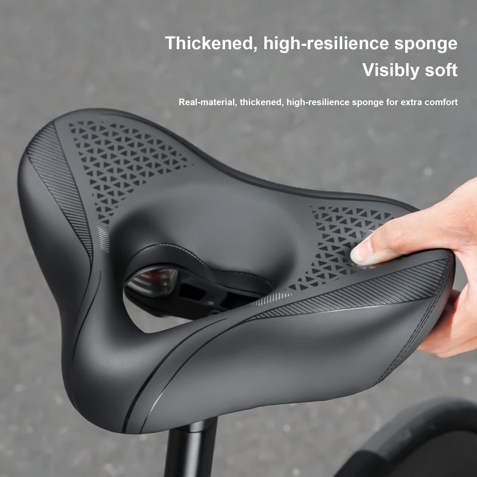 Bike Seat Pad Shock Absorbing  - Cycling Commute Distance บทวิจารณ์และราคา