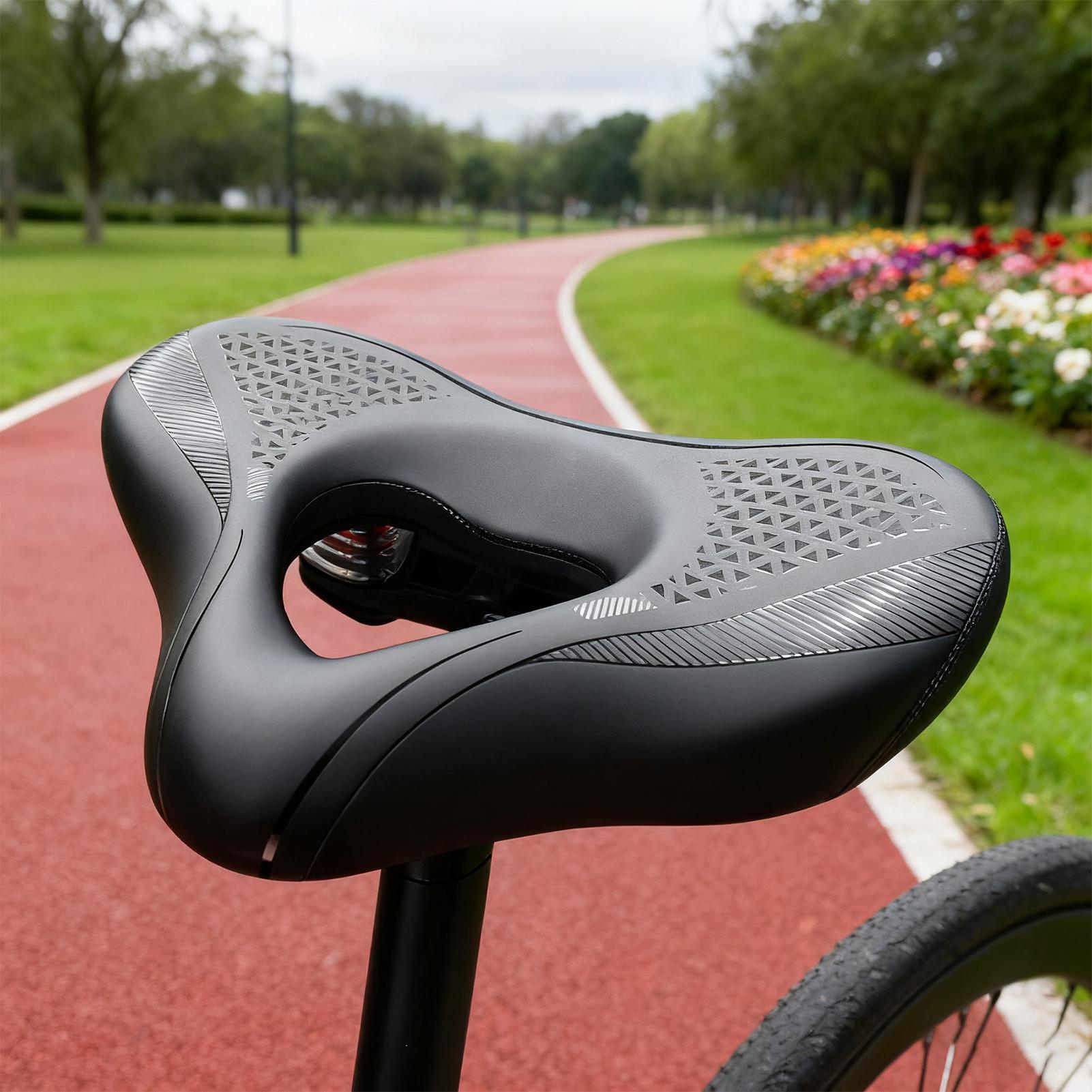 Bike Seat Pad Shock Absorbing  - Cycling Commute Distance บทวิจารณ์และราคา