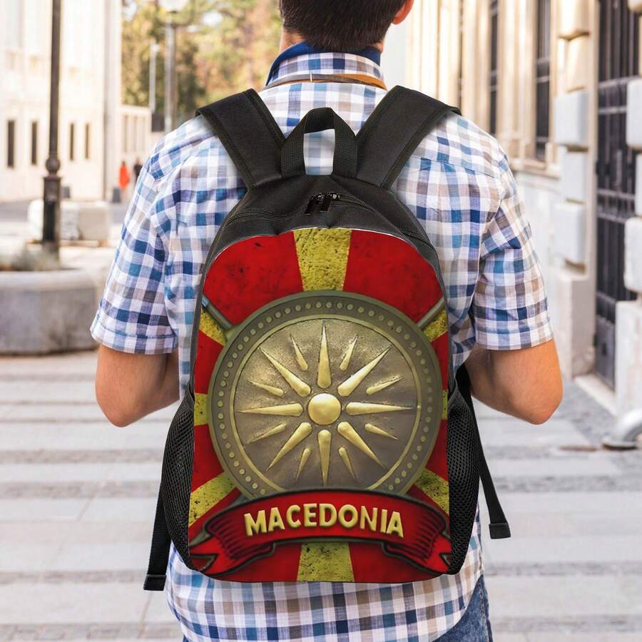 Unisex Printed Backpack For Ou - Cycling Commuting บทวิจารณ์และราคา