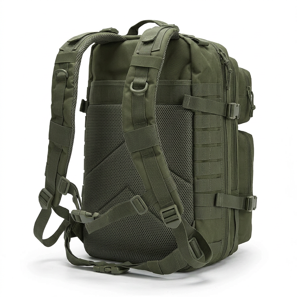 Men 45L Tactical Backpack Moll - Cycling Commuter Backpack Laptop บทวิจารณ์และราคา