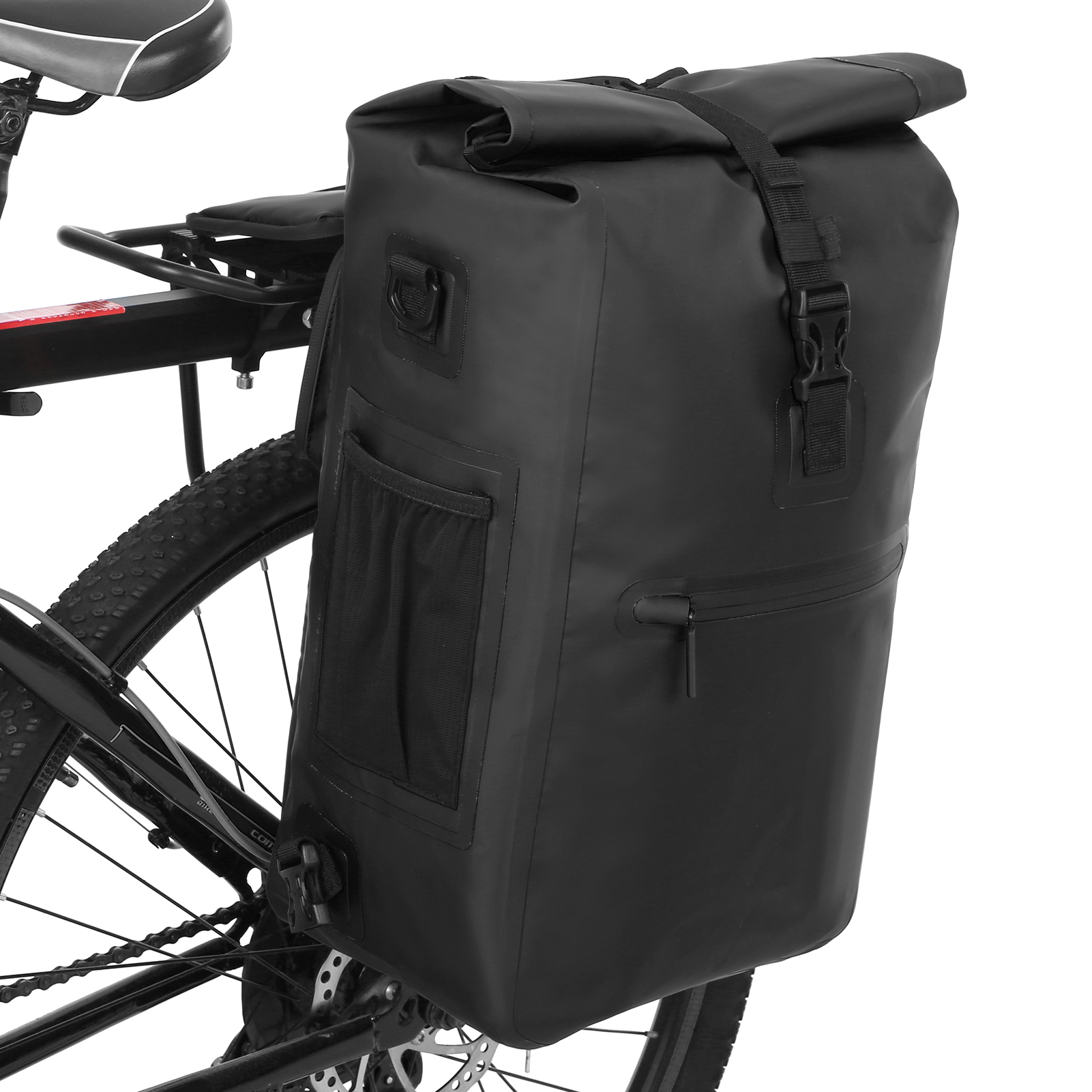 3-in-1 Waterproof Bike Pannier - Cycling Commuter Backpack Laptop บทวิจารณ์และราคา