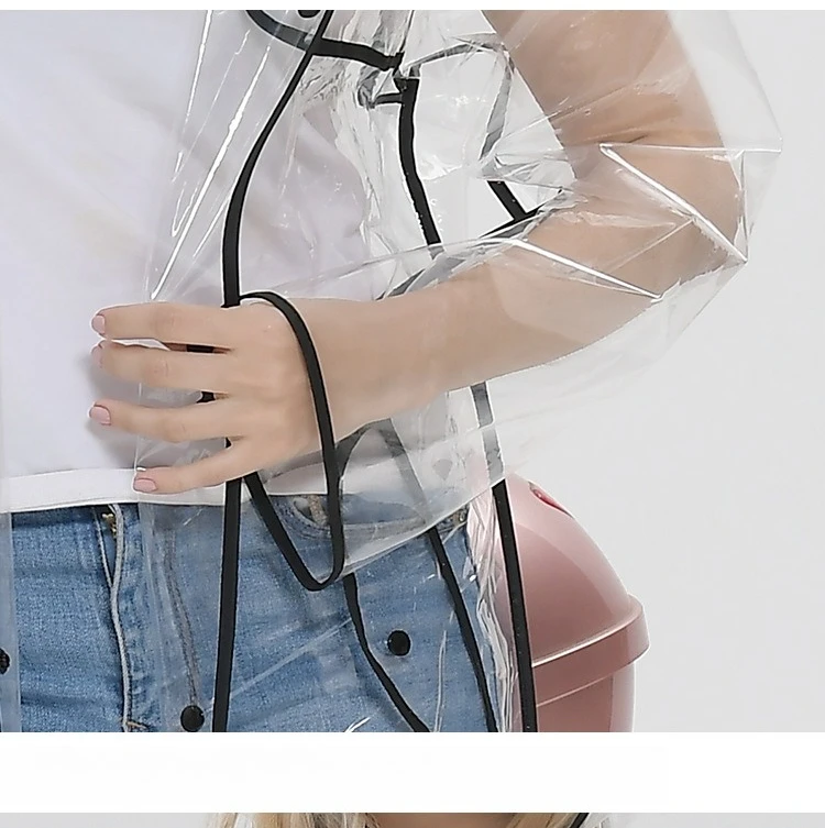 Transparent EVA Belted Long Ra - Waterproof Cycling Commute บทวิจารณ์และราคา