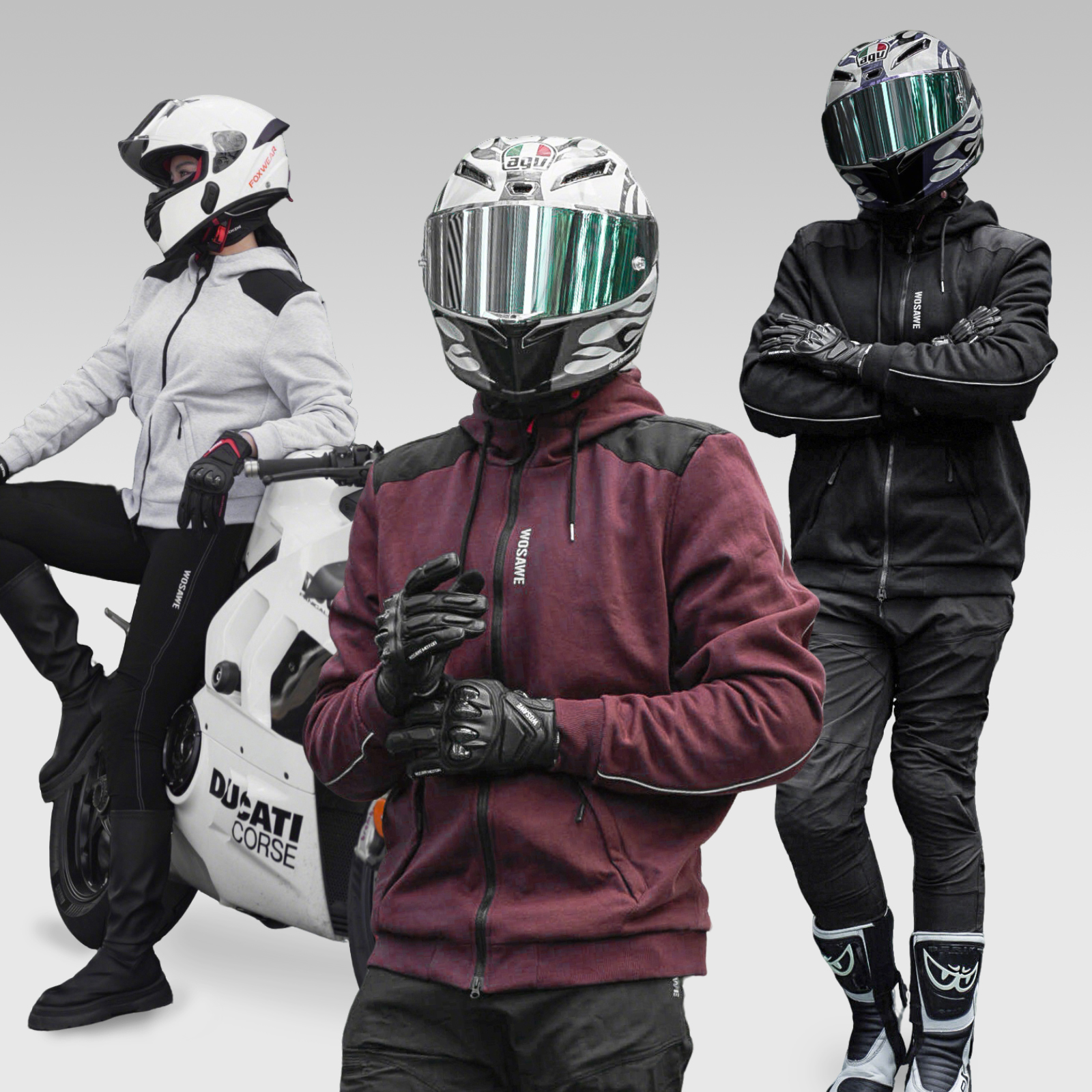 WOSAWE New Motorcycle Jacket W - Cycling Commute Jacket บทวิจารณ์และราคา