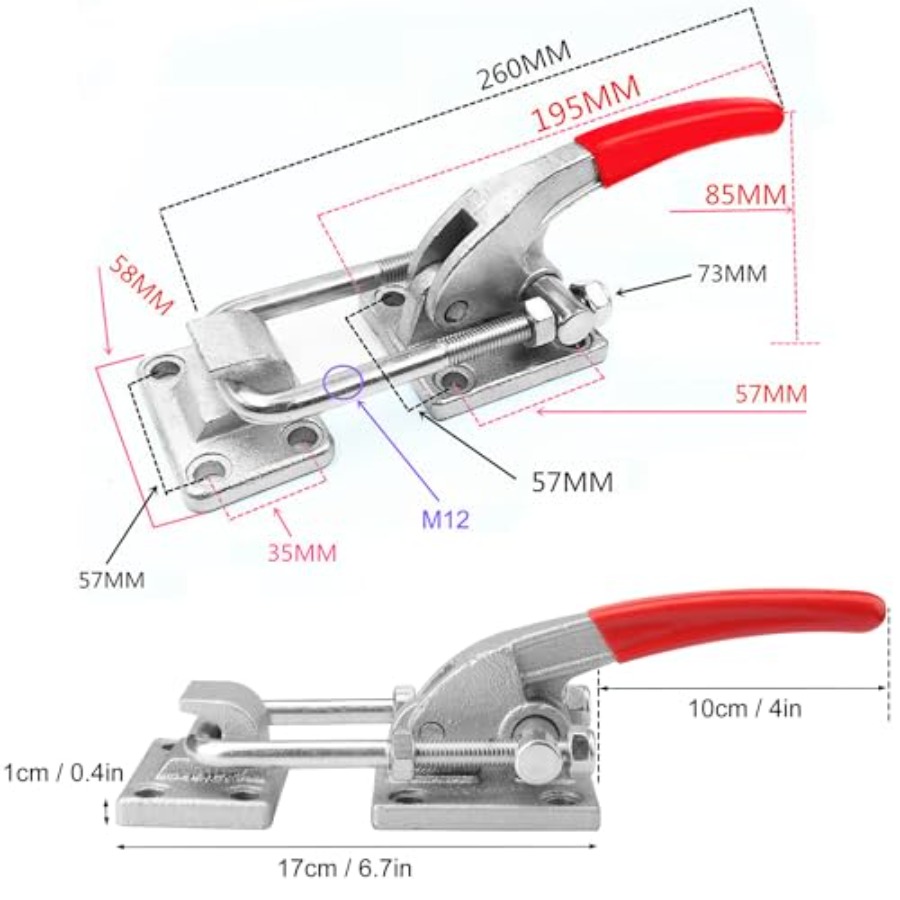 0. Inch Heavy Duty Large Toggl - U Lock Heavy Duty บทวิจารณ์และราคา