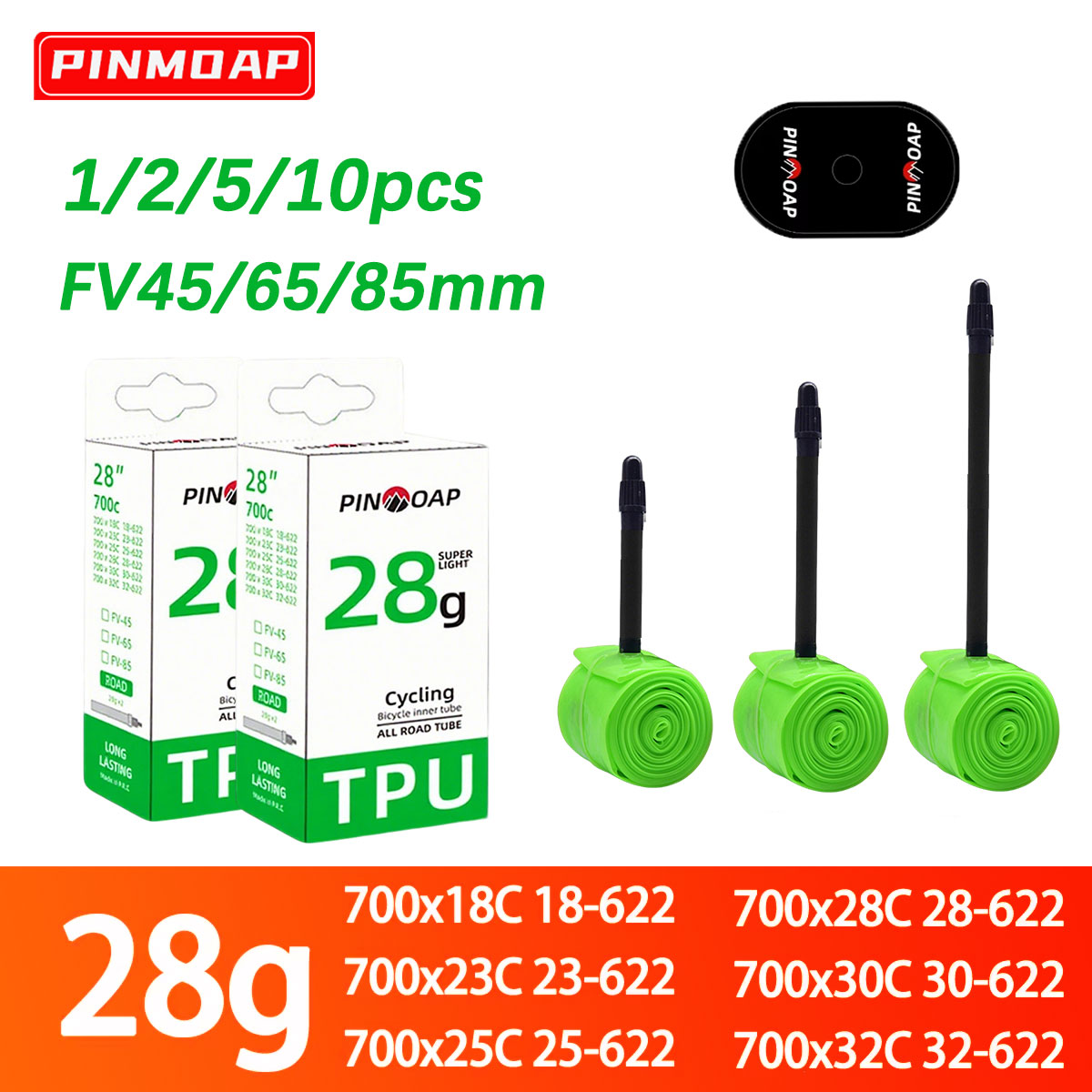 1/2/5/10pcs New Ultra Light Ro - Inner Tube 700C บทวิจารณ์และราคา