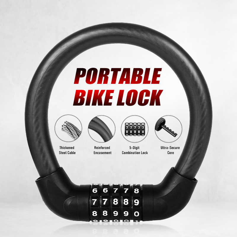 5-Digit Combination Bike Lock  - U Lock Heavy Duty บทวิจารณ์และราคา
