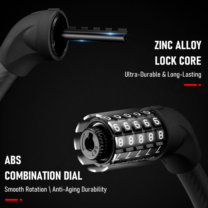5-Digit Combination Bike Lock  - U Lock Heavy Duty บทวิจารณ์และราคา