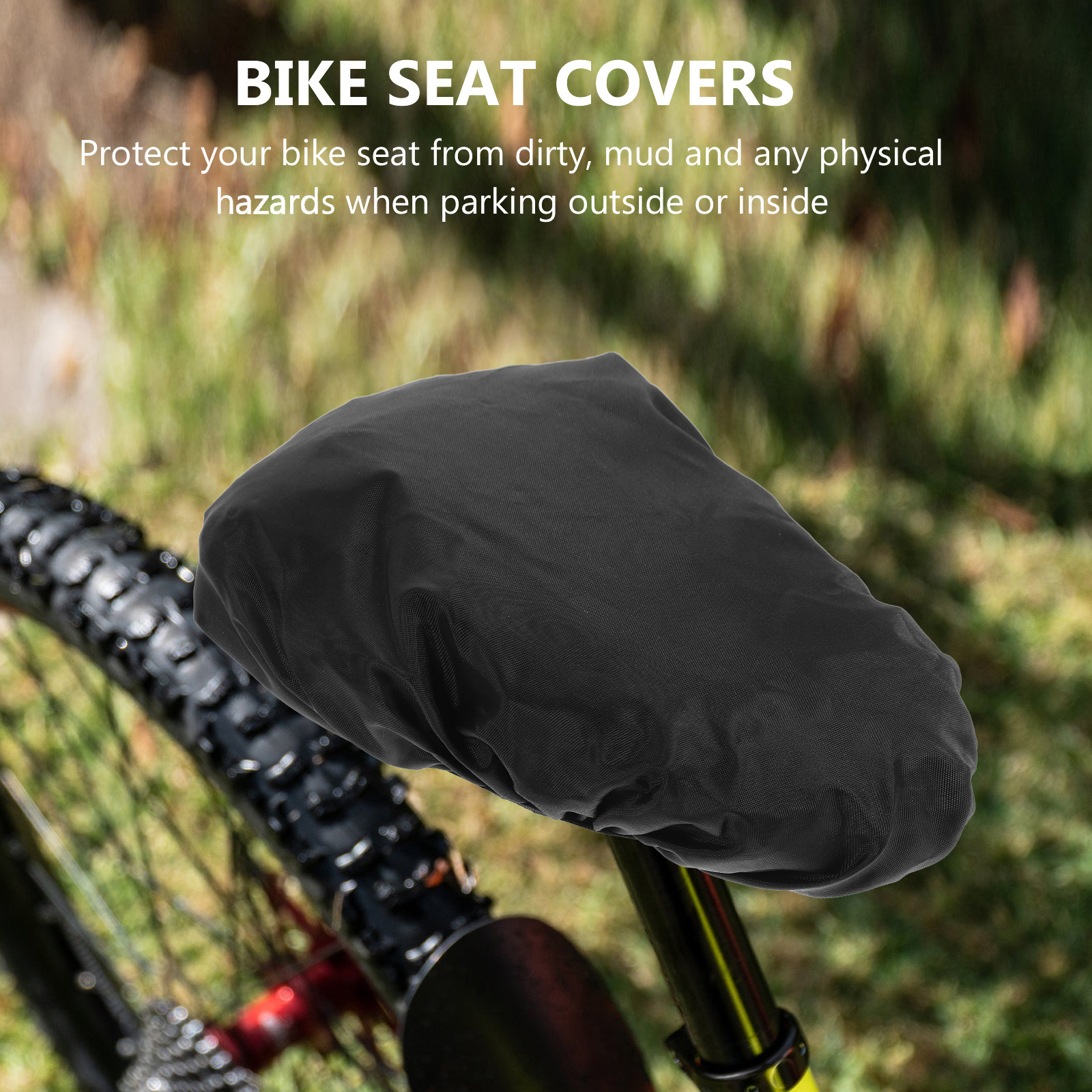 2Pcs Waterproof Bike Seat Cove - Waterproof Cycling Commute บทวิจารณ์และราคา