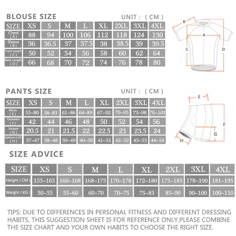-Pro Cycling Jersey Set, Sport - Cycling Commuter Clothing บทวิจารณ์และราคา