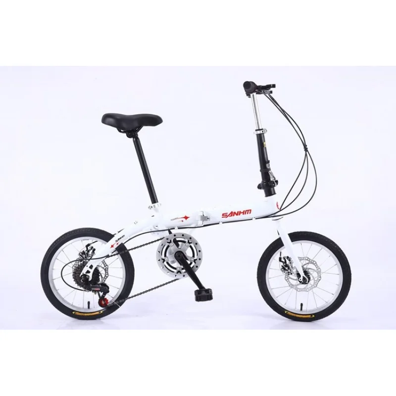 16 Inch Folding Bicycle 6 Spee - Cycling Commute Speed บทวิจารณ์และราคา