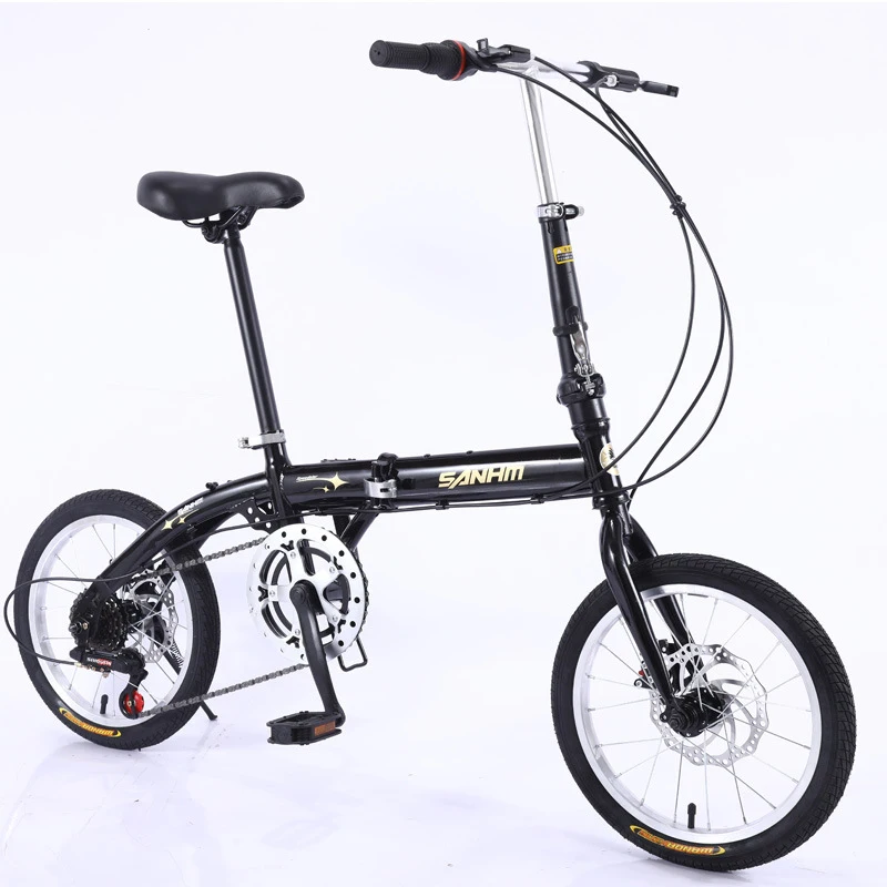16 Inch Folding Bicycle 6 Spee - Cycling Commute Speed บทวิจารณ์และราคา