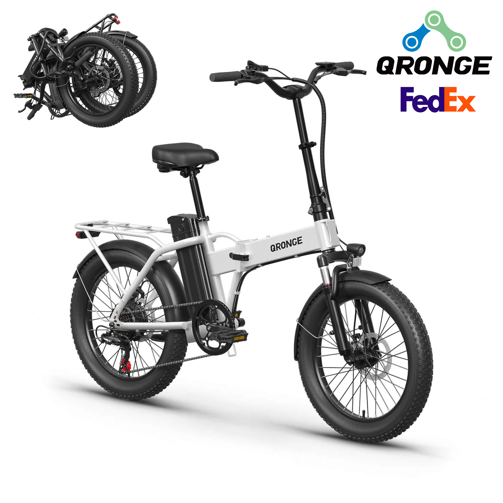 QRONGE Waterfall Folding Elect - Commuting With Bike บทวิจารณ์และราคา